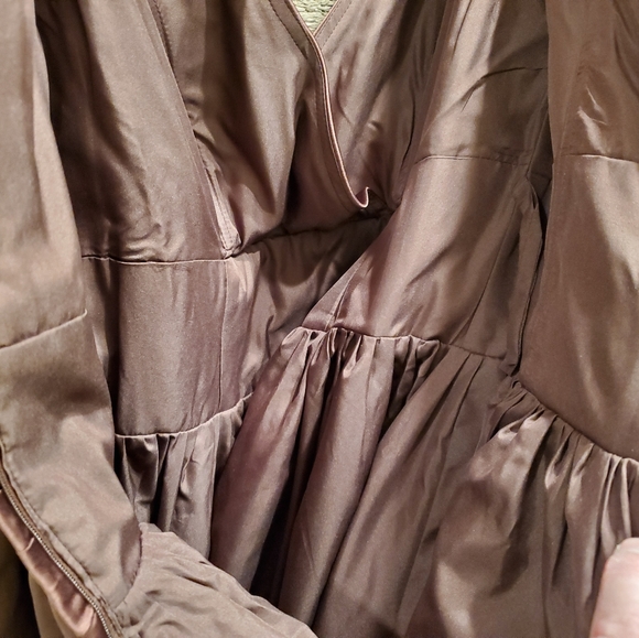 JJ'S House Wedding & Special Occasions sz 16 Brown Occasion Dress - Picture 8 of 8